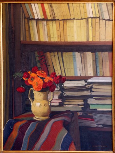 Maurice Denis Museum, Saint Germain en Laye, France, Felix Vallotton, The Library by Unbekannt Unbekannt